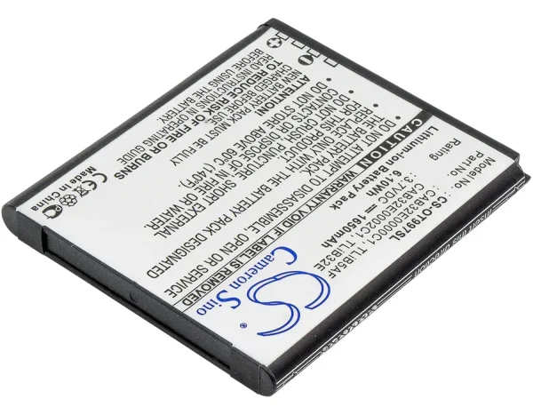 Alcatel Linkzone 41, Linkzone 5271, LinkZone MW40, LinkZone MW40CJ, LinkZone MW40V Series Replacement Battery 1650mAh / 6.11Wh - Image 2