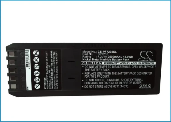 Fluke 700 Calibrator, 740 Calibrator, 744 Calibrator, DSP-100, DSP-2000 Series Replacement Battery 2500mAh / 18.00Wh - Image 3