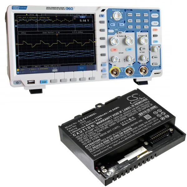 Peaktech 1360, Oscilloscope 1360, Oszilloskop 1360, P 1340, P 1341 Series Replacement Battery 13200mAh / 48.84Wh - Image 3