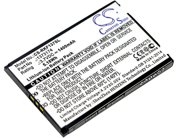 Renkforce 1373174 Series Replacement Battery 1400mAh / 5.18Wh - Image 2