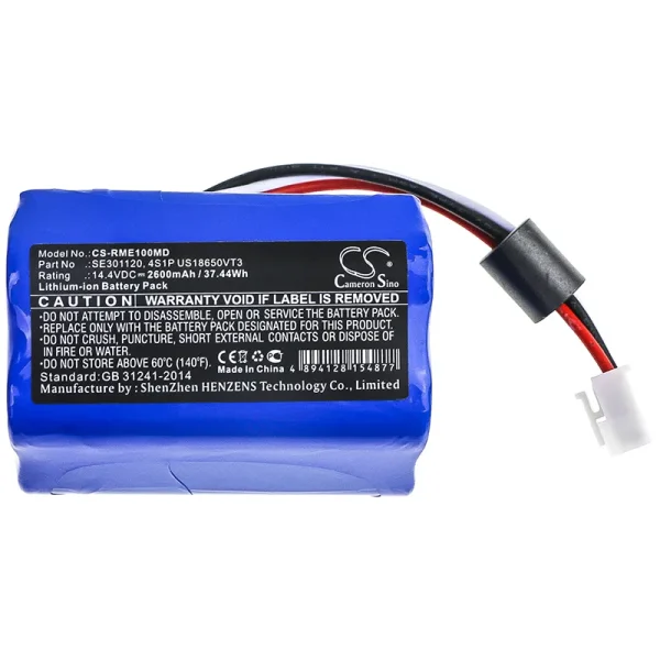 ResMed Respirateur Stellar 100, Respirateur Stellar 150 Series Replacement Battery 2600mAh / 37.44Wh