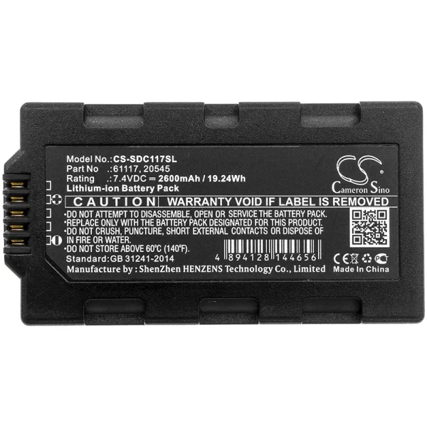 Sokkia Juniper Mesa Field, Topcon Tesla Series Replacement Battery 2600mAh / 19.24Wh