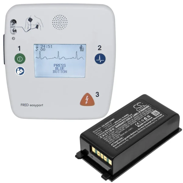 Schiller Defibrillator Easyport Series Replacement Battery 800mAh / 9.60Wh - Image 4