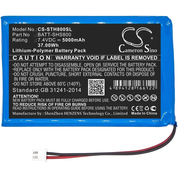 Siglent SHS1000, SHS800 Series Replacement Battery 5000mAh / 37.00Wh