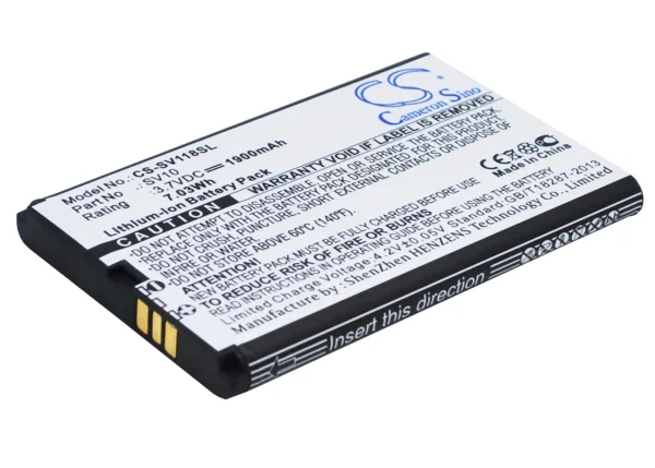 Sieval SV-118 Series Replacement Battery 1900mAh / 7.03Wh - Image 4