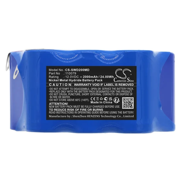 Simonson-Wheel Defibrillator Defi2 Series Replacement Battery 2000mAh / 24.00Wh