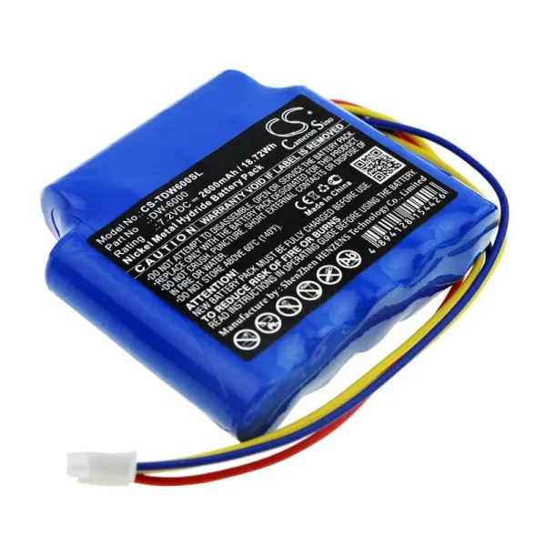 Tosight DW-6000, DWK-6000 Series Replacement Battery 2600mAh / 18.72Wh - Image 2