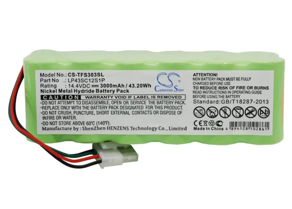 Tektronix 965, DSP 78-8097-5058-7, TFS3031 Series Replacement Battery 3000mAh / 43.20Wh