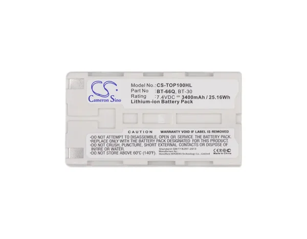 Sokkia SHC250, SHC250 Data Collector, SHC2500, SHC2500 Data Collector Series Replacement Battery 3400mAh / 25.16Wh