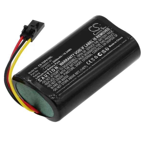 Topcon Hiper GPS SR, SR GPS, TPSWT41 Series Replacement Battery 2600mAh / 19.24Wh - Image 2