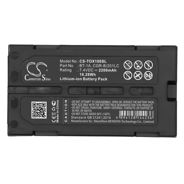 Topcon GM52, GP-SX1, SX-1 Series Replacement Battery 2200mAh / 16.28Wh