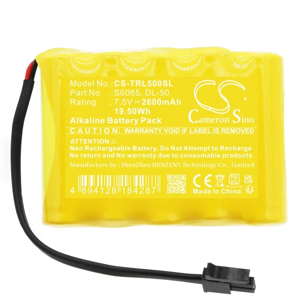 Trilogy DL2700CR, DL2700DB, DL3500CR, DL3500DB Series Replacement Battery 2600mAh / 19.50Wh