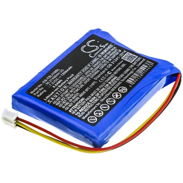 Tosight TSEL-110 Series Replacement Battery 1200mAh / 8.64Wh - Image 5