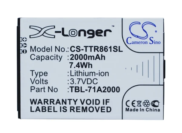 TP-Link M5250 ver 1.0, M5350, M7200, M7200 ver 1.0, M7300 Series Replacement Battery 2000mAh / 7.40Wh