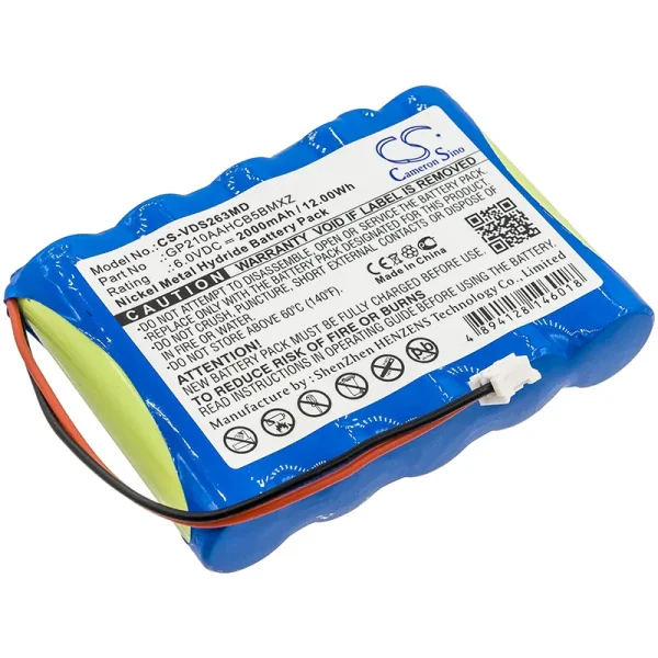 VDW Silver, Silver Reciproc, SR2634, V0411630000000 Series Replacement Battery 2000mAh / 12.00Wh - Image 3