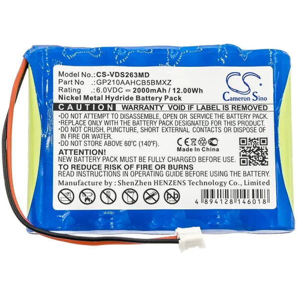 VDW Silver, Silver Reciproc, SR2634, V0411630000000 Series Replacement Battery 2000mAh / 12.00Wh