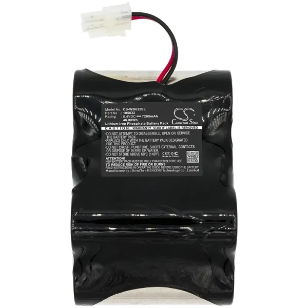 Welch-Allyn Spot LXI Vital Signs Monitor, Spot Vital Signs Lxi Series Replacement Battery 7200mAh / 46.08Wh