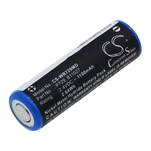 Welch-Allyn 72900 Series Replacement Battery 1100mAh / 2.64Wh - Image 2