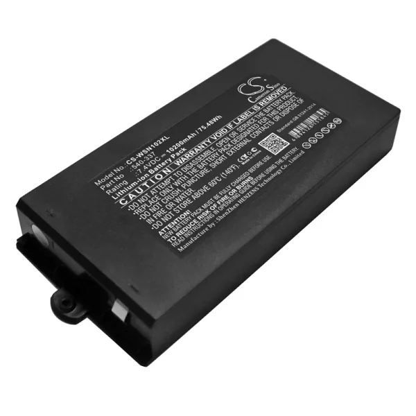 Owon HDS1021M, HDS-N oscilloscope Series Replacement Battery 10200mAh / 75.48Wh - Image 2