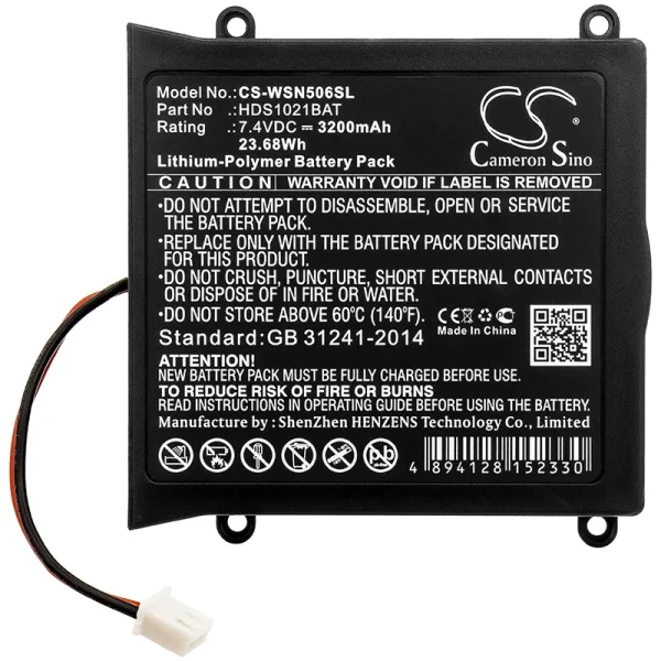 Owon GDS-122 Series Oscilloscope Series Replacement Battery 3200mAh / 23.68Wh