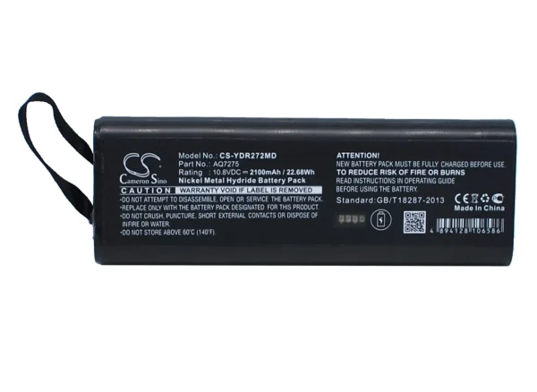 Yokogawa AQ7270, AQ-7270, AQ7275, AQ-7275 Series Replacement Battery 2100mAh / 22.68Wh