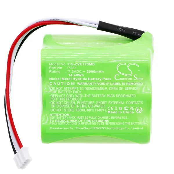 Zevex EnteraLite Series Replacement Battery 2000mAh / 14.40Wh