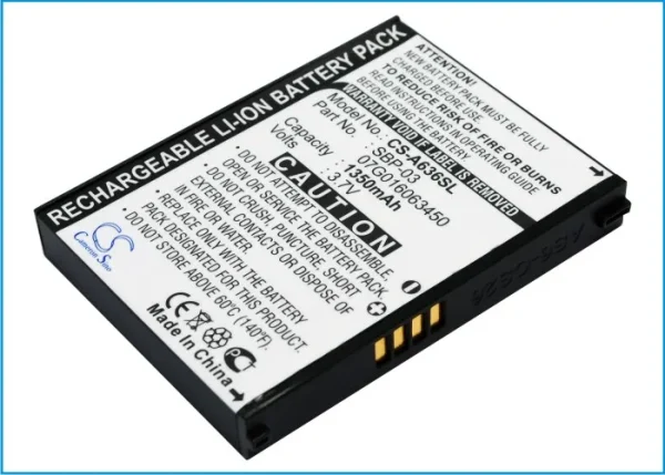 Asus Mypal A630, Mypal A632, Mypal A632N, Mypal A635 Series Replacement Battery 1350mAh / 5.00Wh - Image 4