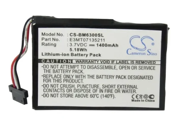 Transonic MD 95255, PNA-3002 Series Replacement Battery 1400mAh / 5.18Wh