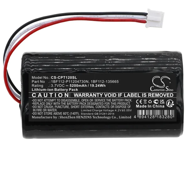 CalAmp TTU-1200, TTU-2800 Series Replacement Battery 5200mAh / 19.24Wh