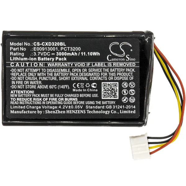 C-One e-ID, XGK-C-ONE-E-ID Series Replacement Battery 3000mAh / 11.10Wh