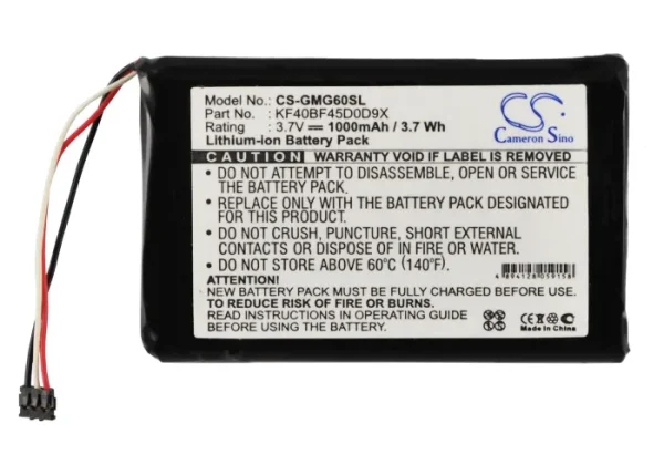 Garmin Approach G6 Series Replacement Battery 1000mAh / 3.70Wh