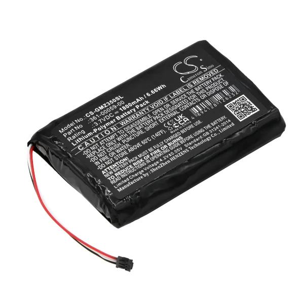 Garmin ZUMO 340LM, ZUMO 350LM, ZUMO 390LM, Series Replacement Battery 1800mAh / 6.66Wh - Image 4