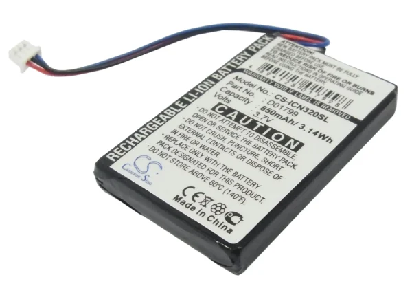 Navman iCN320, iCN330 Series Replacement Battery 850mAh/3.15Wh - Image 6