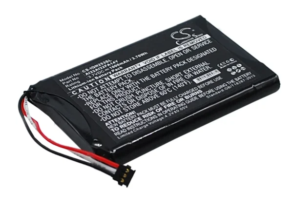 Garmin 010-01187-01, Nuvi 2539LM, Nuvi 2539LMT, Nuvi 2539LMT 5-inch Series Replacement Battery 1000mAh / 3.70Wh - Image 3