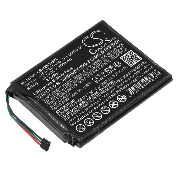 Garmin 3597LMT, Nuvi 3597, Nuvi 3597LMTHD, Nuvi 3598 Series Replacement Battery 700mAh / 2.59Wh - Image 3