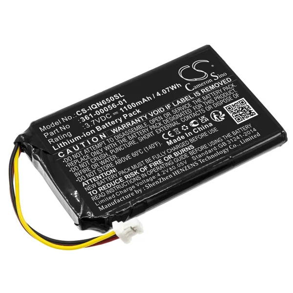 Garmin 010-01211-01, Nuvi 53, Nuvi 53LMT, Nuvi 65 Series Replacement Battery 1100mAh / 4.07Wh - Image 2