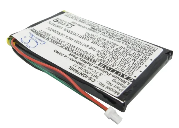 Garmin Nuvi 3590, Nuvi 3590 LM, Nuvi 3590LMT, Nuvi 700 ( 3 wires ) Series Replacement Battery 1250mAh / 4.63Wh - Image 6