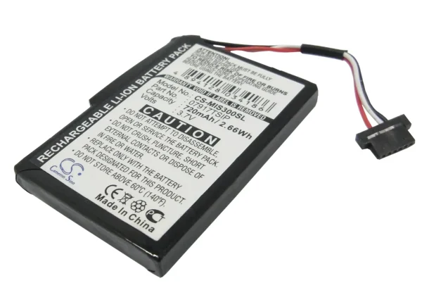 Mitac Mio Spirit 300, Spirit 300 Traffic, Spirit 500 HF Traffic Europe, Spirit 555 Series Replacement Battery 720mAh - Image 4