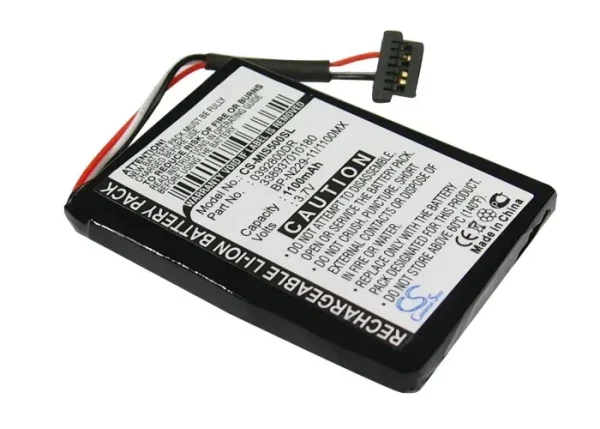 Mitac Mio Moov S500, Mio Moov S556 Series Replacement Battery 1100mAh - Image 3