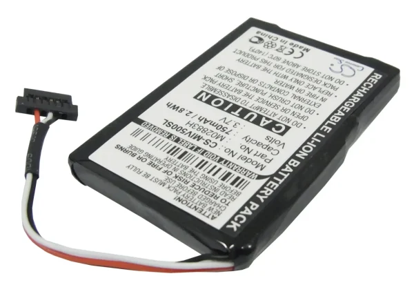 Mitac Mio Moov 500, Mio Moov 510, Mio Moov 560, Mio Moov 580 Series Replacement Battery 750mAh / 2.78Wh - Image 2