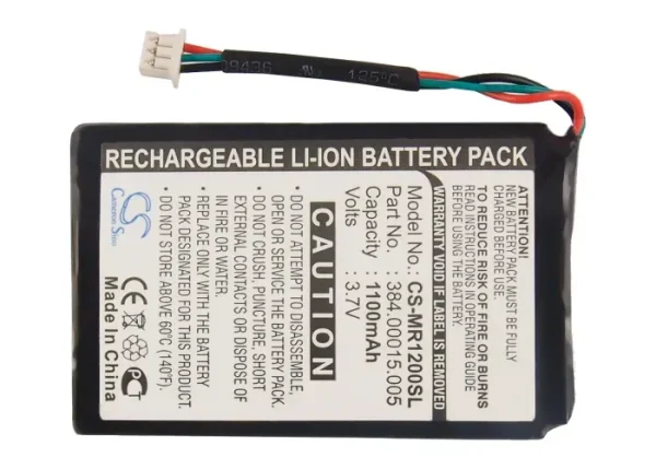 Magellan RoadMate 1200 (3 wires), RoadMate 1210 (3 wires) Series Replacement Battery 1100mAh / 4.07Wh