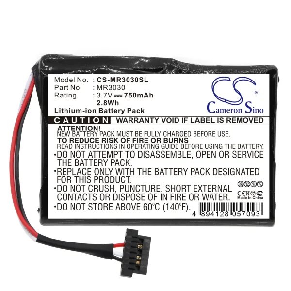 Magellan RoadMate 3030, RoadMate 3030-LM Series Replacement Battery 750mAh