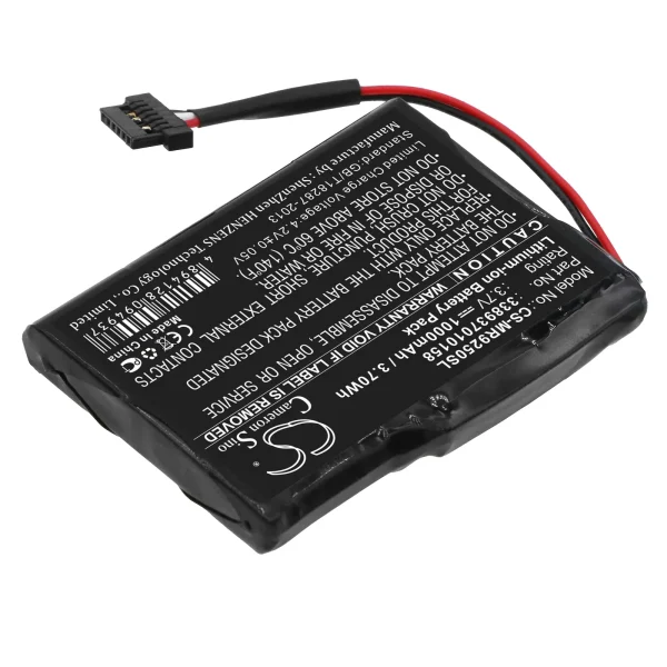 Magellan RoadMate 9250, RoadMate 9250T-LM, RoadMate 9250T-LMB, Series Replacement Battery 1000mAh / 3.70Wh - Image 2