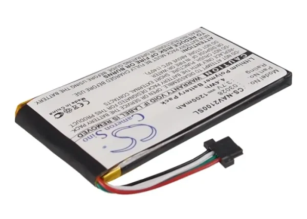 Navigon 2100 Max, 2110 Max, 2120, 2120 Max Series Replacement Battery 1200mAh - Image 6