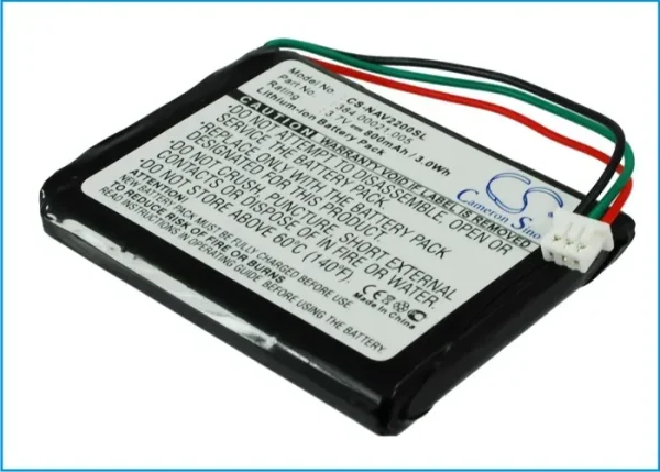 Navigon 2200, 2200T, 2210, Series Replacement Battery 800mAh - Image 2