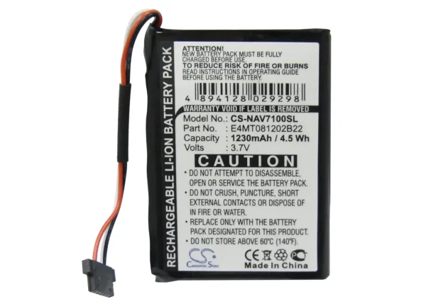 NAVMAN N20 Series Replacement Battery 1230mAh / 4.55Wh