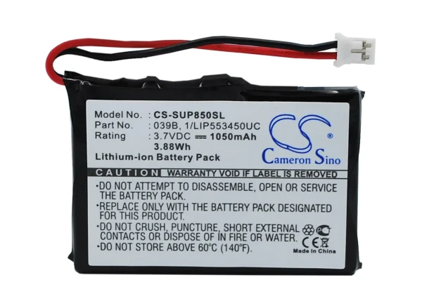 Microtracker 01-065-0624-0, 01-065-0625-0, GPRS, SMS Series Replacement Battery 1050mAh