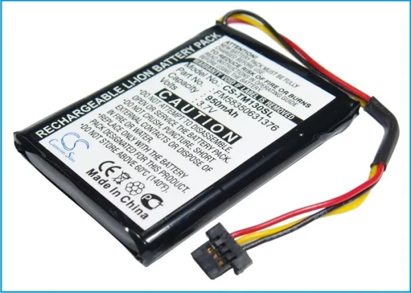 TomTom One 125, One 130, One 130S, Series Replacement Battery 950mAh - Image 5