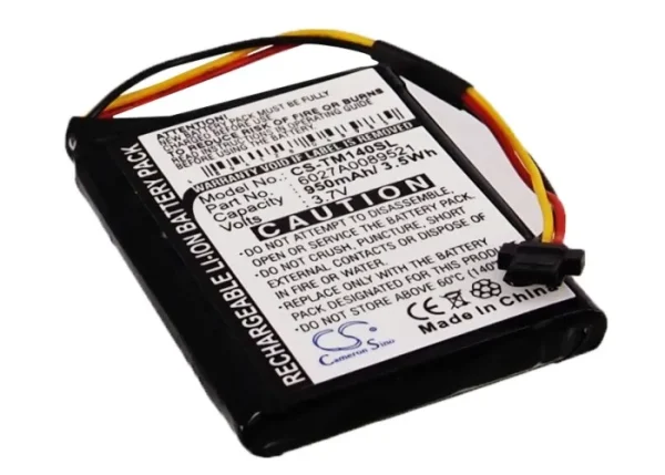 TomTom 1EK0.052.02, 4EK0.001.02, Go 50, Go 500 Series Replacement Battery 950mAh / 3.52Wh