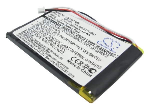 TomTom Go 530 Live, Go 630, Go 630T, Go 720 Series Replacement Battery 1300mAh / 4.81Wh - Image 2